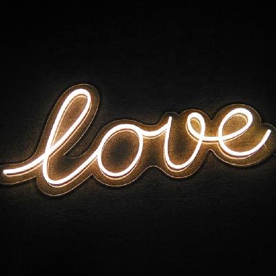 China CASA Custom Design Wedding Party Love Letters Waterproof Outdoor Neon Sign for sale