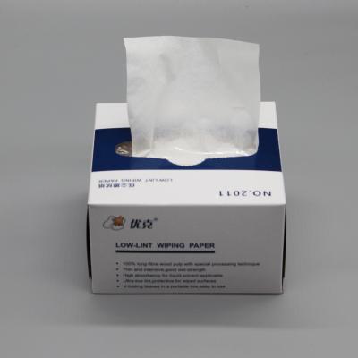 China Sustainable Screen Wiping Paper Industrial Instrument Wiping Lint Free Wiping Cloth for sale