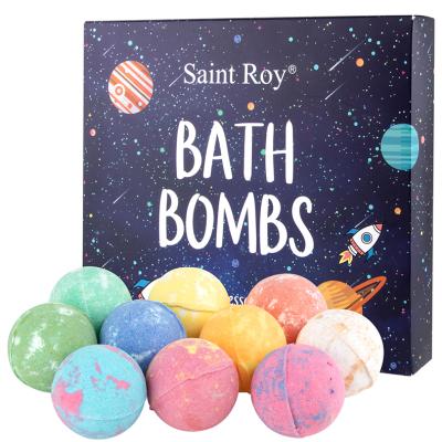 China Cleansing Moisturizing Natural 2021 New Arrivals Christmas Private Label Bath Fizzy Bomb for sale