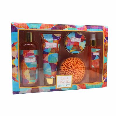 China Essential Oil and Bath Sets Gifts, Bath Gift Set, Bath Gift Wrap Set Packs Customized Size for sale