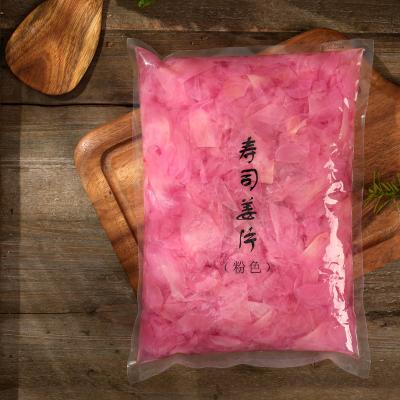 China PRESERVED Sushi 1kg High Quality Natural Pickled Ginger With 400g Pink Liquid For Sale for sale