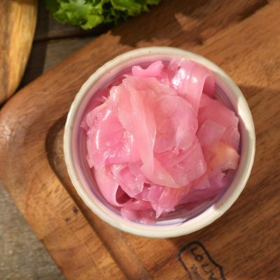 China PRESERVED Sushi Ginger With Bag Package Pickled Sliced ​​Pink Ginger Pickled Sushi Ginger for sale