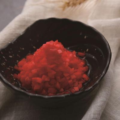 China PRESERVED Japanese Food Ingredients 1Kg Red Carved Pickled Sushi Ginger for sale