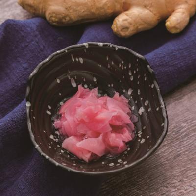 China Chinese Factory SupplyPickled Sushi Ginger Pink Spice PRESERVED Sweet Pink Marinated Brand Ginger Pink Pickled Sushi for sale