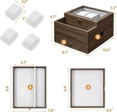 China Modern luxury embossing wooden jewelry storage and watch display box packing organizer with lowest price for sale