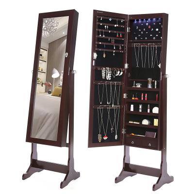 China Bedroom Wardrobe Jewelry Armoire Corner Rack Mirror (Height) Adjustable Large Service With Rich Original Stock for sale