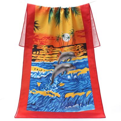 China Child Safe Custom High Quality Sublimation Printing Hotel Shower USA Flag Microfiber Quick Dry Beach Towel With Custom Logo for sale