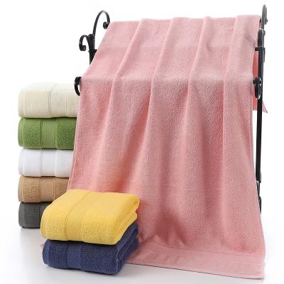 China Factory wholesale luxury 100% cotton hotel towel bath towels custom 70*140cm child safe for sale