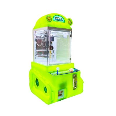 China Metal cabinet and temered mini 300 mm crane claw candy claw crane arcade game coin operated mall game machines indoor glass doll machine for sale