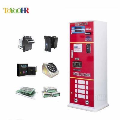 China Highly Security Currency ATM Bill Coin Change Money Exchange Vending Machine Coin Currency Exchange Machine 50*50*170Cm for sale