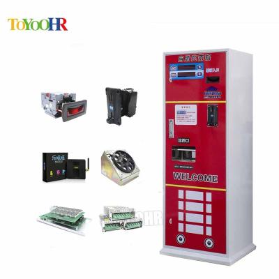 China Malaysia Version Metal Cabinet Automatic Banknote Switch Automatic Arcade Video Type Bill Money Coin Vending Machine 50*50*170Cm for sale