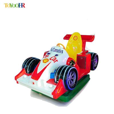 China FRP Coin Operated Race Car Children's Games Swing Machine Ride On Cars For Kids Swing Game Machine for sale