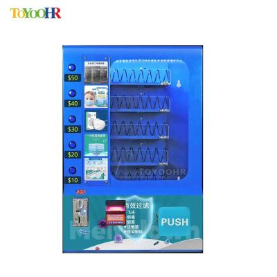 China Wall Mounted Surgical Mask Vending Machine Face Mask Vending Machine Skin Care Subway Station Self Service 24 Hours for sale