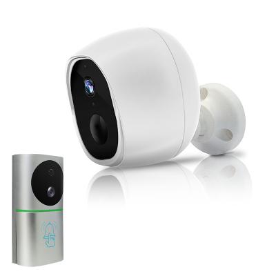 China Human Motion Tracking Surveillance System 3 Cameras And 1 Doorbell Camera for sale