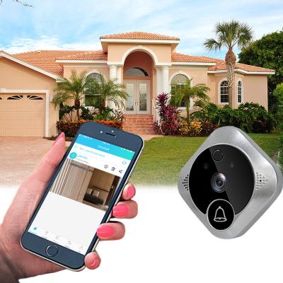 China IP Tuya Smart Digital Visual Doorbell TL-WF04 7Inch 1080P Wifi From Factory Waterproof Wireless Glow Hole Door Intercom Phone Doorbell Viewer for sale