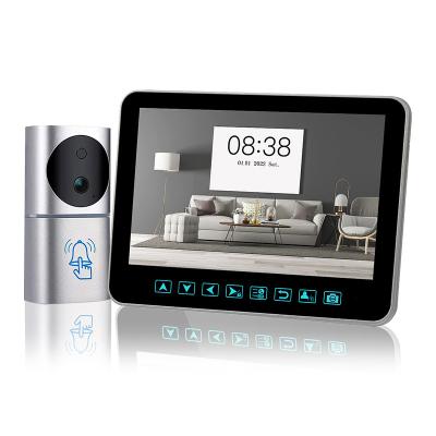 China Wholesale 1080P Smart Wireless Glow Home Security Waterproof High Resolution Wireless Video Door Bell Camera Intercom With Chime System Video Door Phone for sale