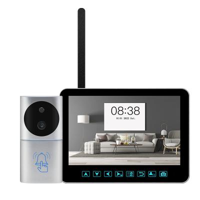 China Surveillance Waterproof Intercom With Camera And Screen Indoor 1080P Wireless No Wifi No Wiring Ring Door Bell Blink Video Doorbell for sale