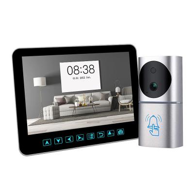 China Waterproof Multi Apartment Door Phone Intercom Aluminum Alloy Glow Visual Video Doorbell with Clear Night Vision Outdoor Camera for sale