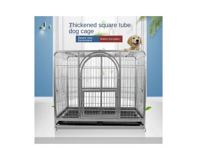 China Wholesale factory direct selling viable dog square cage tube medium small and large dog pet cage for sale