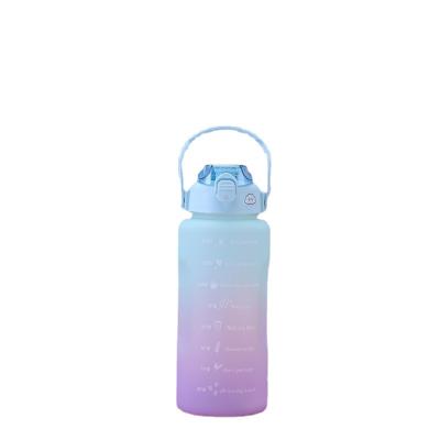 China Straw Sports Bottle Plastic Water Viable Cup Lid Pop Large Capacity Portable Water Bottle Large Applicable For Boiling Water All-season for sale