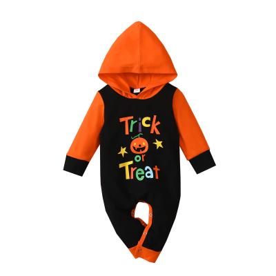 China Newborn Infant Halloween Costume Baby Clothes Cotton Girls Boys Onesie Outfit Toddler Soft Hooded Jumpsuit Clothes Infant Romper for sale