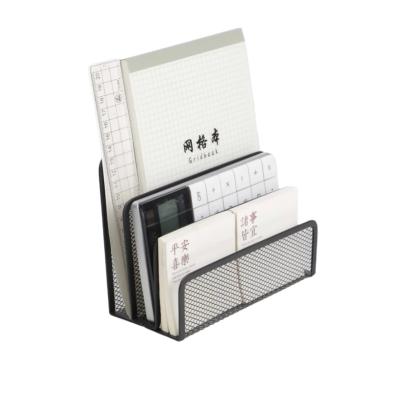 China Simple Sorting Document Metal Letter Storage Multi-layer Rack Data Rack Metal Document Storage for sale