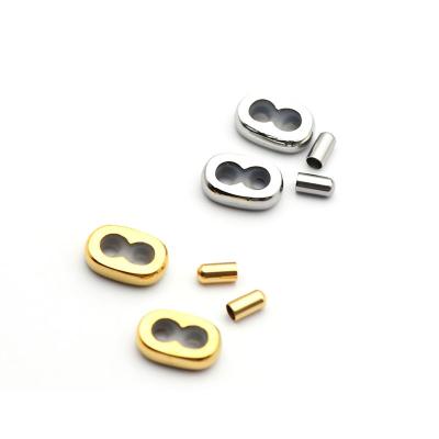 China Wholesale 18k Gold Filled Bracelet Clasp Stainless Steel Unisex Jewelry Findings for sale