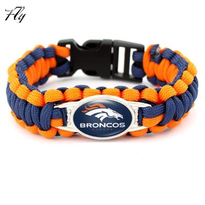 China Paracord New Cleveland Browns American Football Team 2018 Logo Paracord Bracelet In Stock for sale