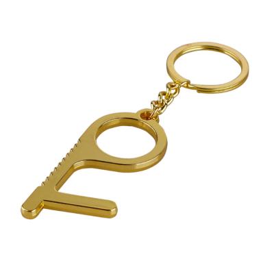 China Safety Door Opener Security Unisex Portable Contactless Protection NO Ignition Key Opener Key Chain For Elevator Button for sale