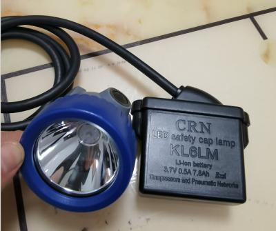 China Illumination in the Environment JD CRN KL6LM High Power LED Li-ion Battery IP67 Miner Flammable and Explosive Cap Lamp for sale