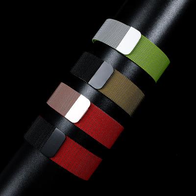 China Water Resistant High Quality Chinber Metal Loop Milanese Band For Apple Watch Band Strap 38mm 42mm for sale