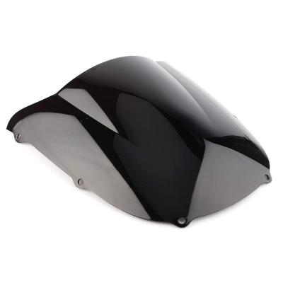 China PC For Kawasaki Ninja ZX6R ZX-6R 636 1998-1999 Motorcycle PC Windscreen Bubbles Double Windshields Deflector Wind Material for sale