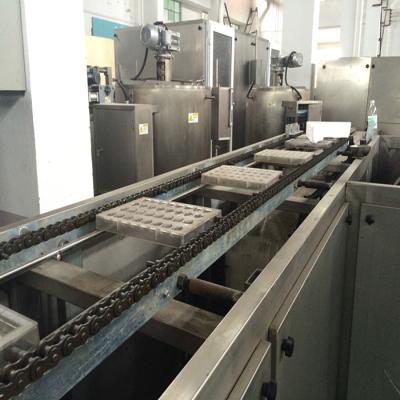 China Snack Factory KH-175 Double Chocolate Production Line / Chocolate Food Depositing Machine for sale