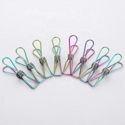 China Modern rainbow 316 stainless steel pegs and colorful stainless steel clothes pegs for sale for sale