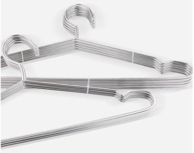 China high quality 201 stainless steel hanger and cloth stainless steel hanger for sale