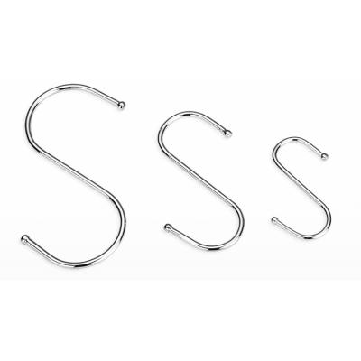 China Cheapest Daily Life And Office Stainless Steel HOOK Metal S Hook for sale