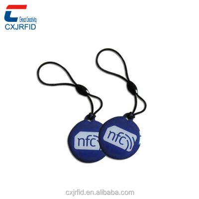 China Waterproof / Nfc Good Price Key Chain Waterproof New Product Customized With Waterproof Epoxy Tag HF Rfid Key Chain Mini Tag for sale