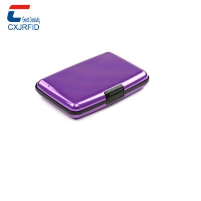 China NATIONAL RFID Aluma Wallet Credit Cards Holder Metal ID Aluminum Hard Case For Women Men for sale