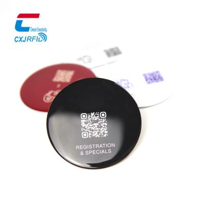 China Waterproof / Waterproof Nfc Unique Qr Code URL Coded Programmable Self-Service Tap Mobile Phone Self-Ordering Tag for sale