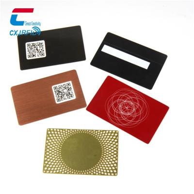 China Waterproof / Weatherproof Highest Price Metal Hybrid Card Nfc Rfid Business Card Metal Nfc Quality for sale