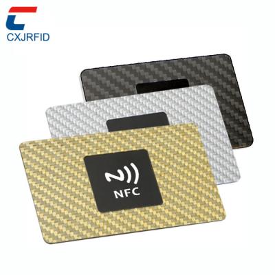 China Customized Waterproof/Waterproof Carbon Fiber NFC Smart Business Card Business Card for sale