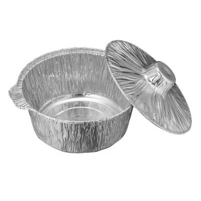 China Disposable Food Grade Aluminum Foil Deep Pot for sale