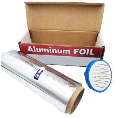 China Cigarette Packaging Pre Punched Hookah Aluminum Foil 120mm 30 Mic Shisha Foil for sale