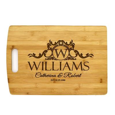 China Sustainable WanuoCraft Customize Rectangular Solid Organic Bamboo Wood Cutting Boards for sale