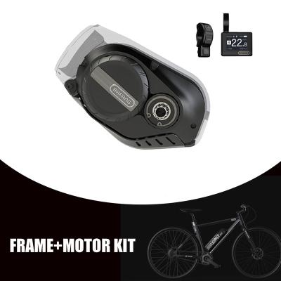 China High quality two series Bafang G520 M500 250w ebike frame and mid drive mid drive motor kit torque sensor with display for sale