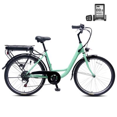 China Manufacturer lithium battery ebike 250w high power 36v hidden city electric bike standard rear drive newly designed electric bicycle for sale