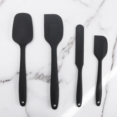 China Kitchen Wholesale Mini Silicone Scraper Spatula BBQ Cooking Utensil Buttercream Viable Factory for sale