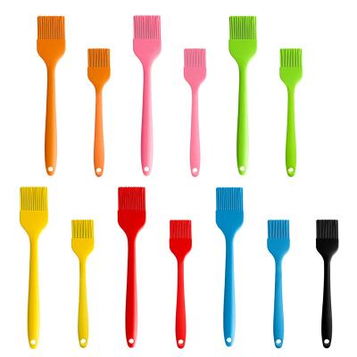 China Easily Cleaned Butter Heat Resistant Baking Kitchen Baking Silicone Basting Oil Brushes Pastry Brush for sale