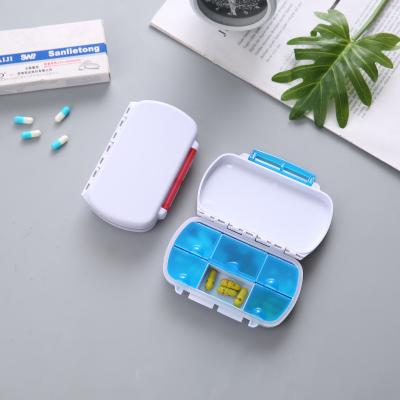 China Stocked 2021 Hot Sale Arthritis Friendly Travel Pill Storage Cases With Spring Open for sale