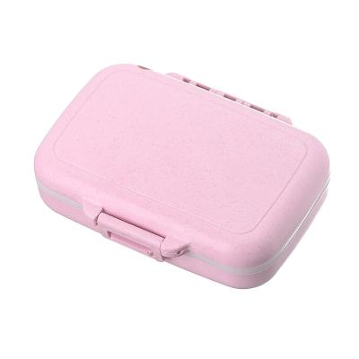 China 6 Compartment Pocket Portable Travel Pill Box Storage Plastic Case for sale